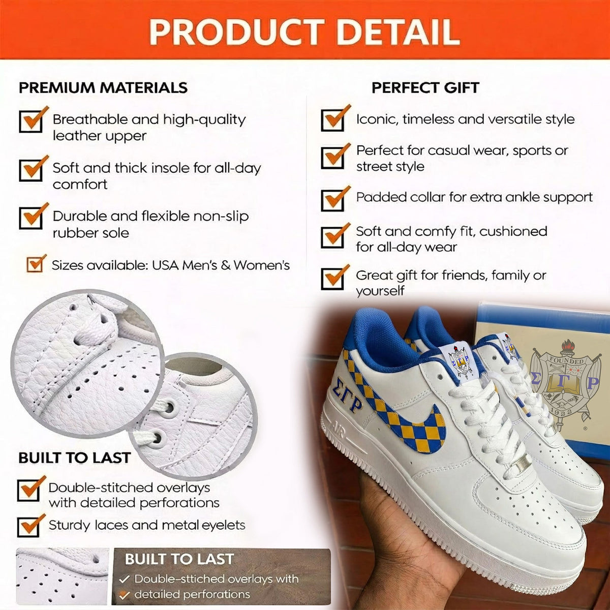 Premium AF1 Sneakers TULT NTH SGR 1604262