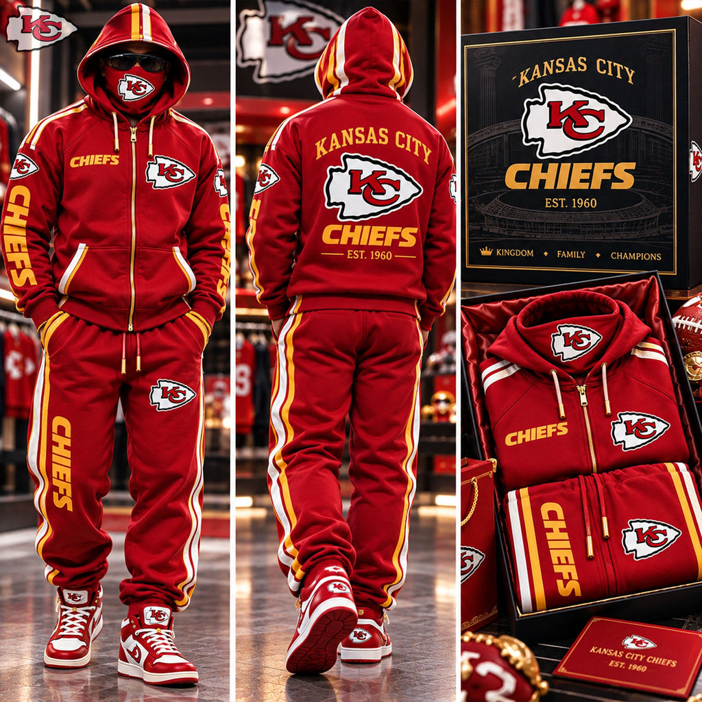 Premium Masked Hoodie Tracksuit Set HANNN TND KACI 2310269