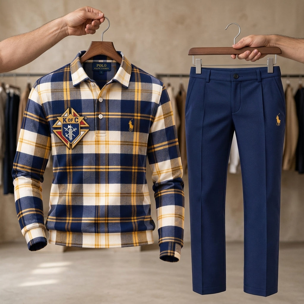 Premium Long Polo & Pants Set TLQ DBD KOC 2610266