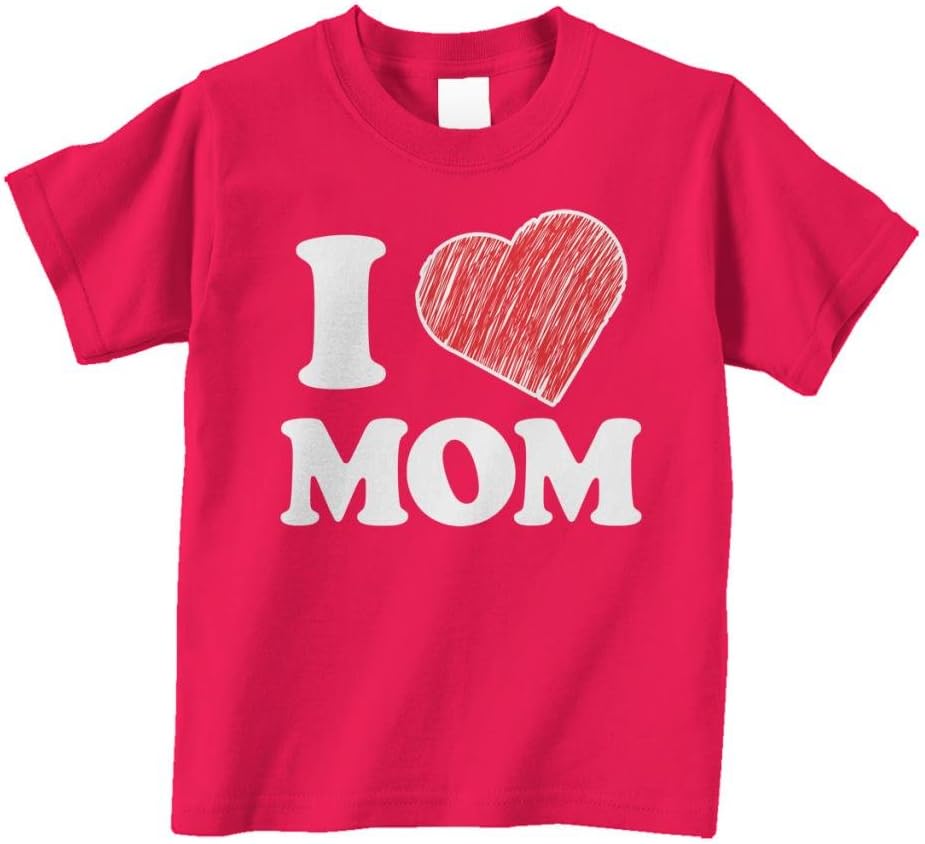 Threadrock Little Boys' I Love Mom Infant\/Toddler