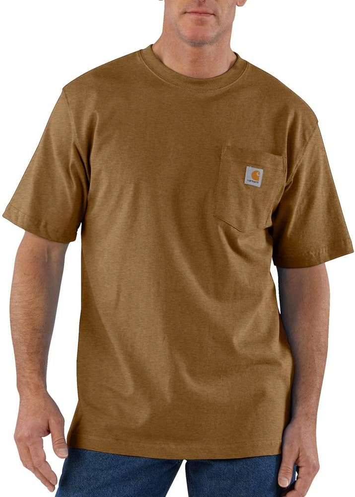 Carhartt Men's Loose Fit Heavyweight Short-Sleeve Pocket