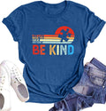 Autism Awareness Shirt Women : Be Kind Autism T Shirts Puzzle Graphic Autistic Support Tee Autism Acceptance Tops