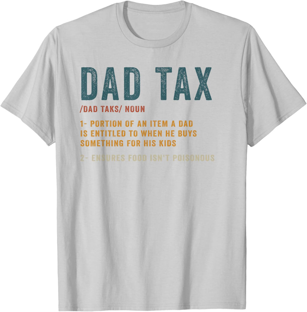 Vintage Dad Tax Definition Men Funny Father's Day