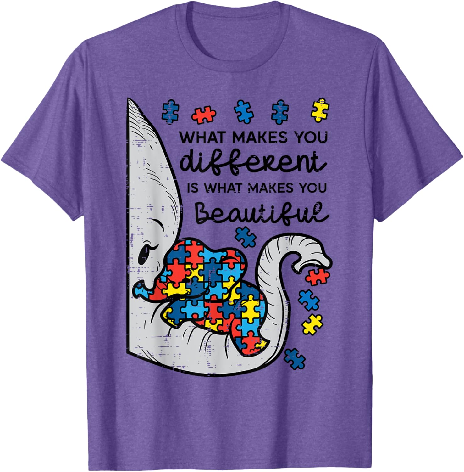 What Makes You Different Beautiful Elephant Autism Awareness