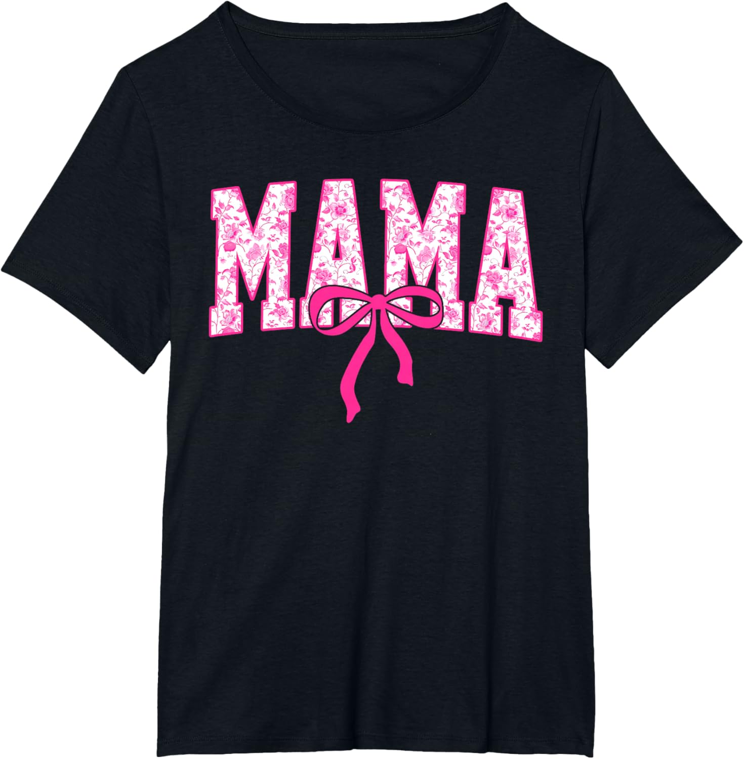 Coquette Pink Chinoiserie Mama Floral Bow Mom Mothers Day
