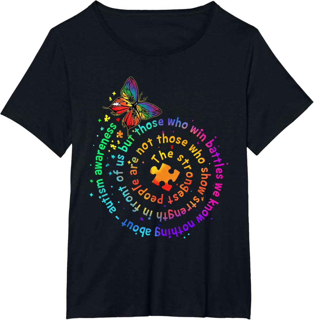 The Strongest People Butterfly Autism Awareness