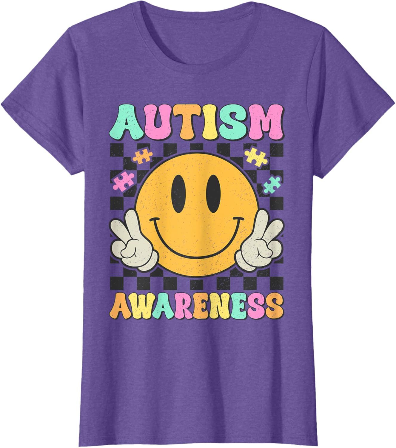 Autism Awareness Kids Men Women Smile Face Autistic Autism