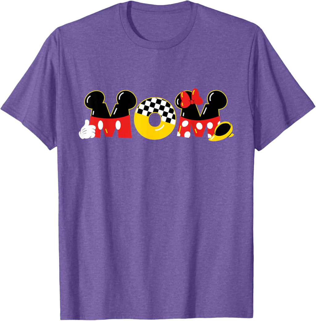 Disney Mickey Mouse & Minnie Mouse Mom Mother\u2019s Day Birthday Mother Shirt