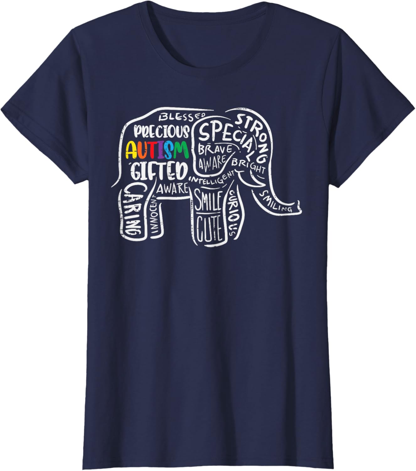 Autism Awareness Elephant Acceptance Autistic Men Women Kids