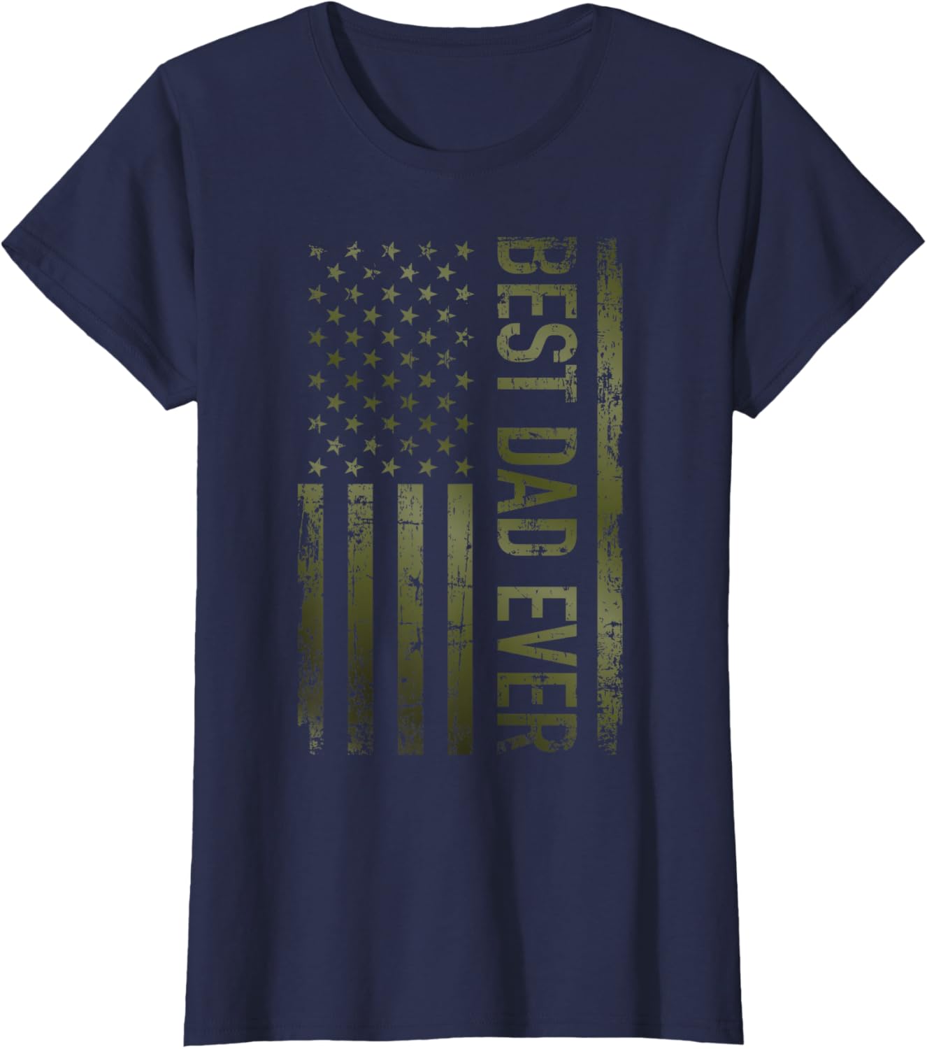 Best dad ever american military camouflage flag gift father
