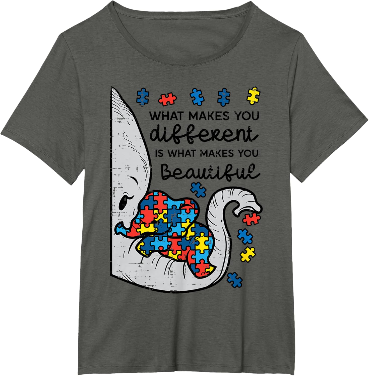 What Makes You Different Beautiful Elephant Autism Awareness
