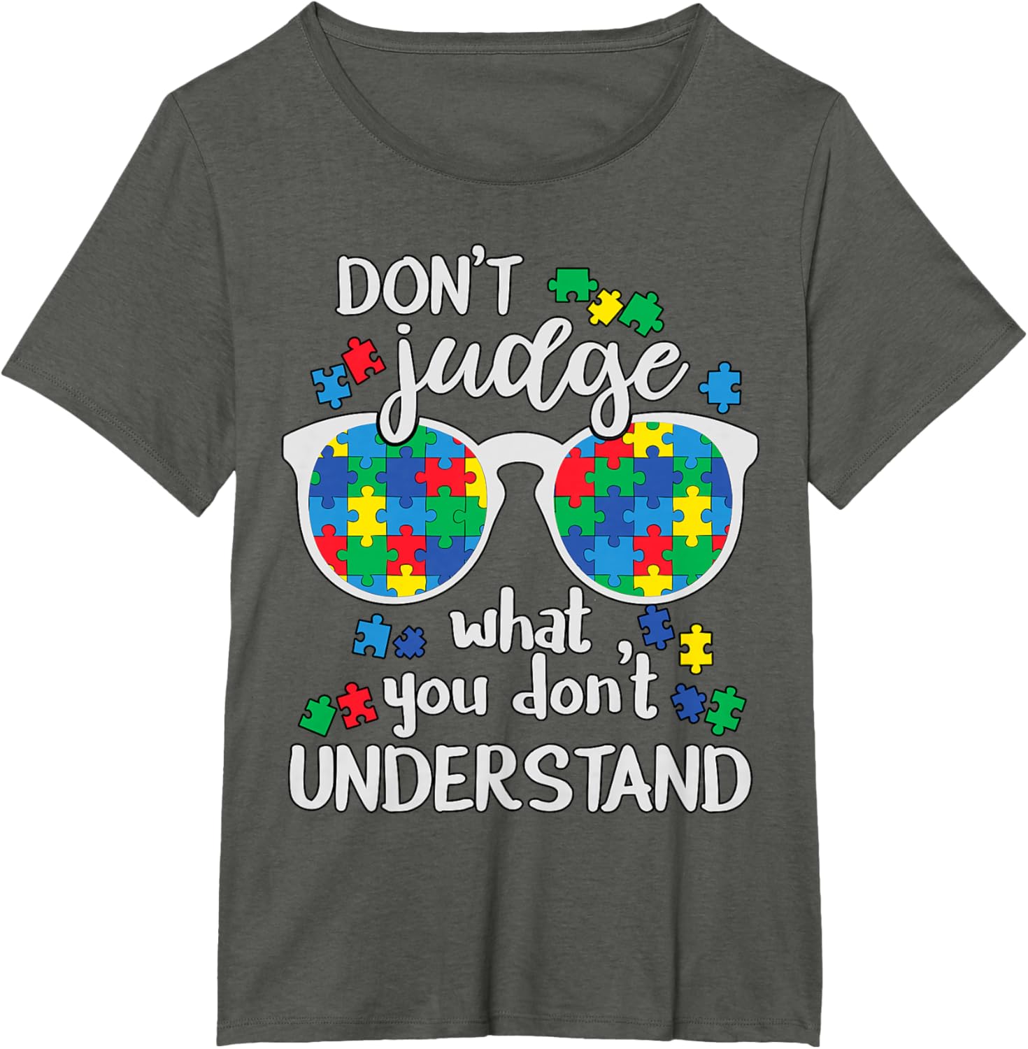 Don't Judge Understand Love Autistic Kids Autism Awareness