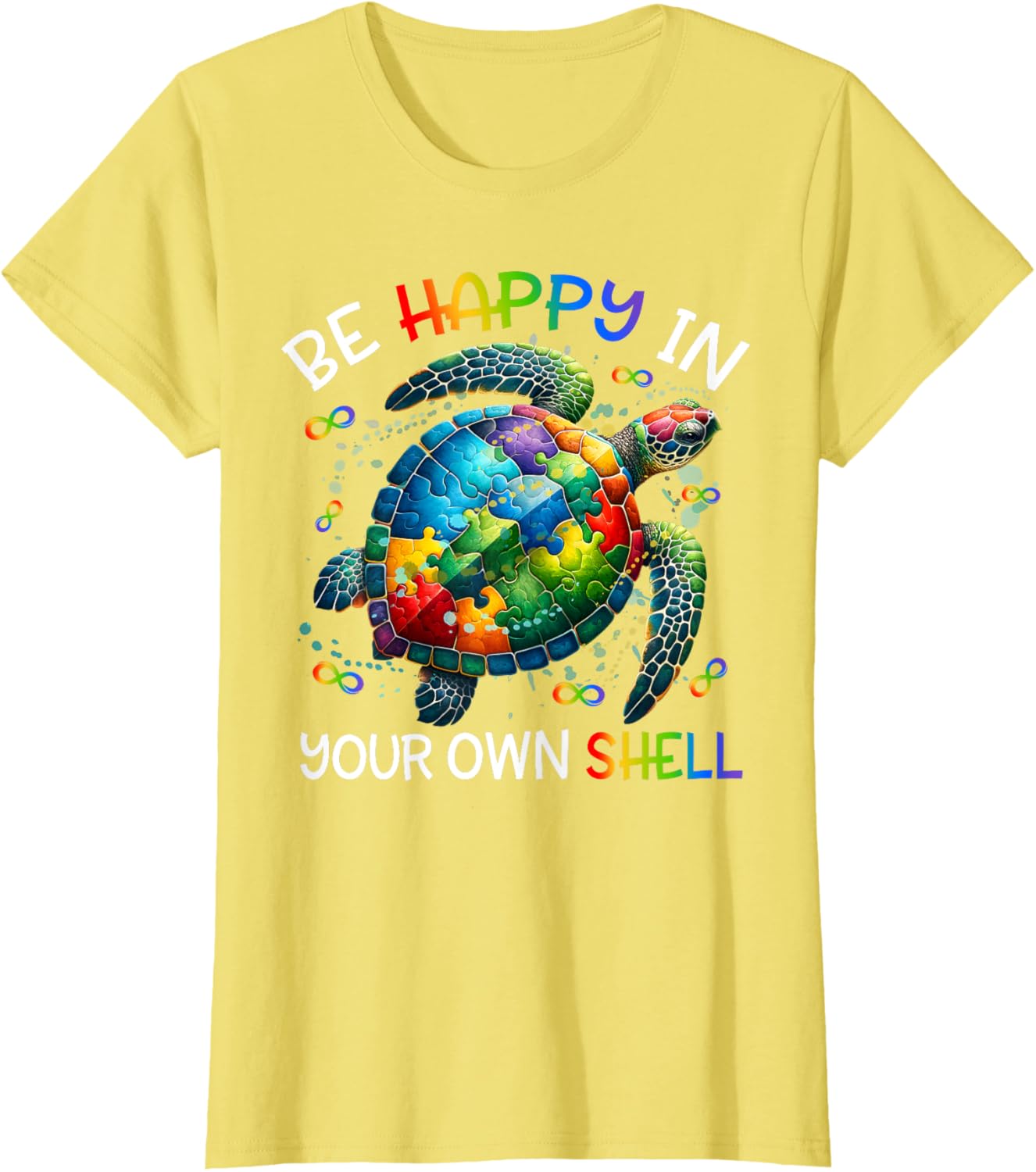 Puzzle Turtle Be Happy In Your Own Shell Autism Awareness