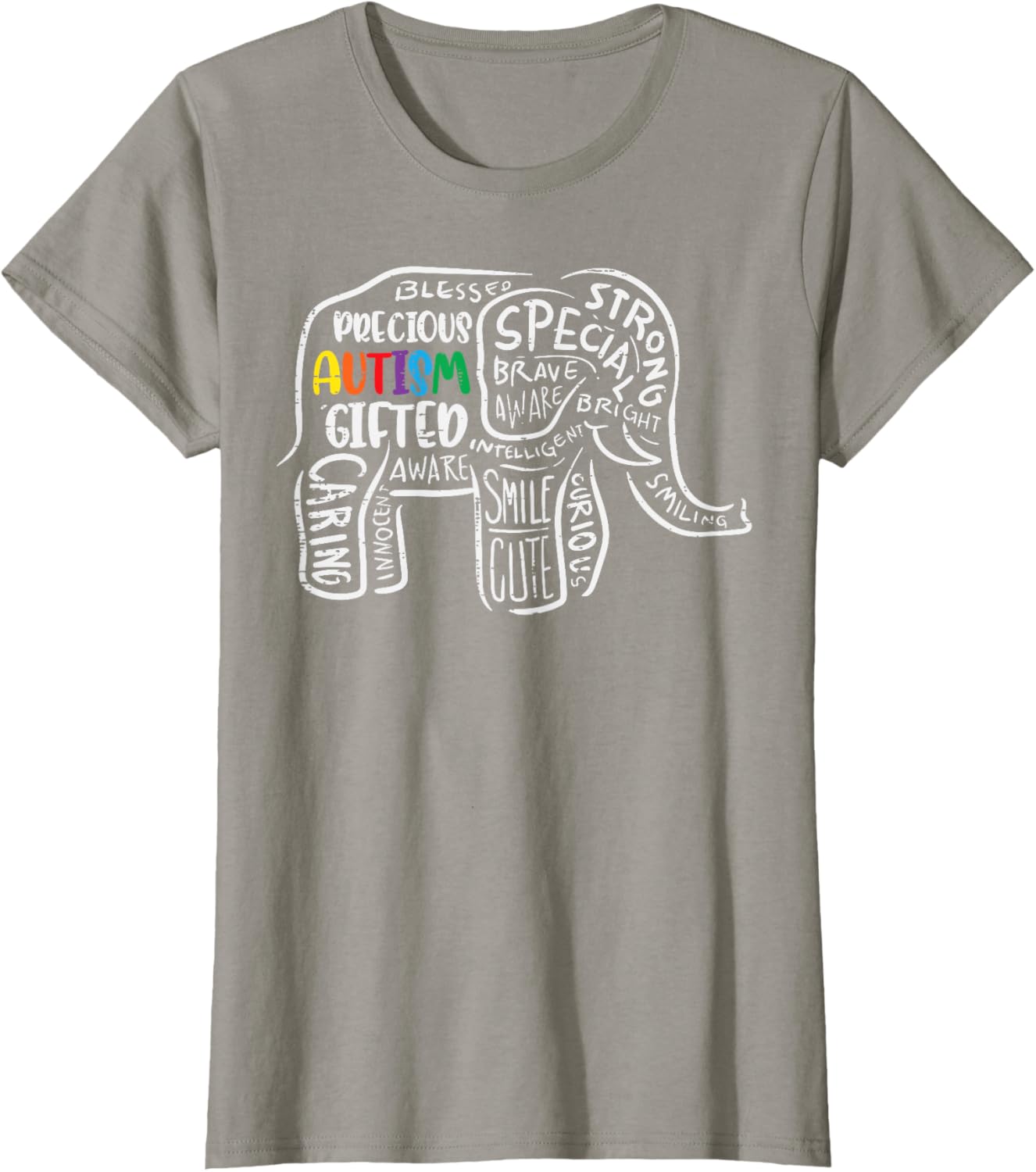Autism Awareness Elephant Acceptance Autistic Men Women Kids