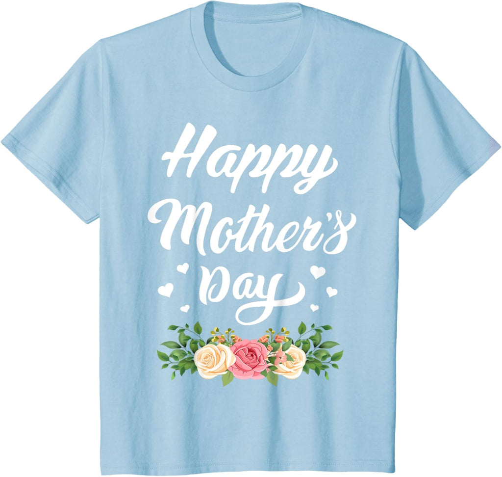 Happy Mother's Day 2024 Tshirt for Women Mom Grandma Mother Shirt