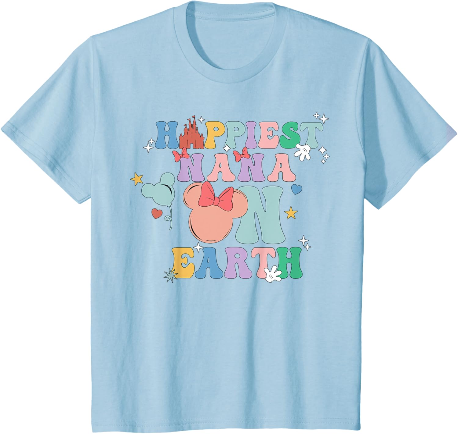 Happiest Nana On Earth Groovy Mom Mother's Day Mother Shirt