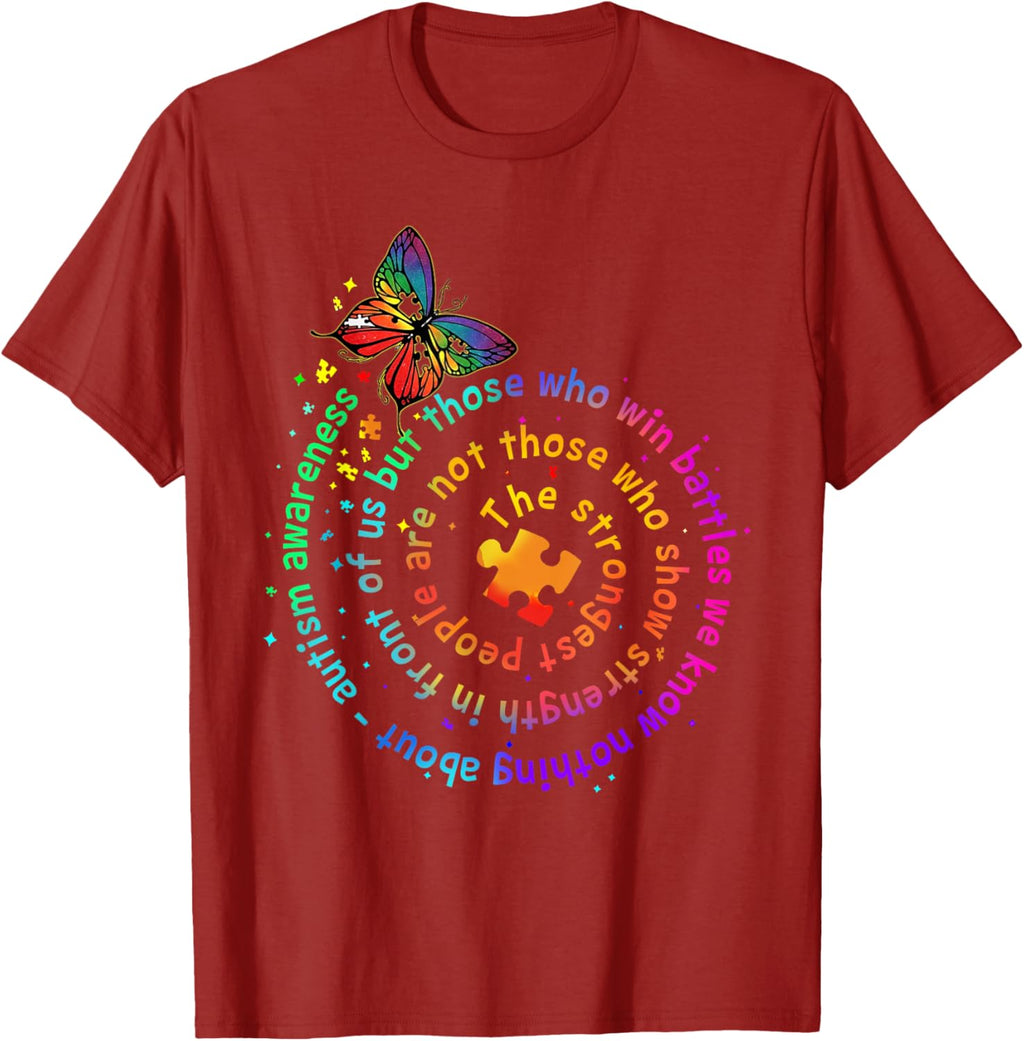 The Strongest People Butterfly Autism Awareness