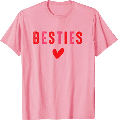 Besties Cute Matching Mother Daughter Friend Valentine's Day Mother Shirt