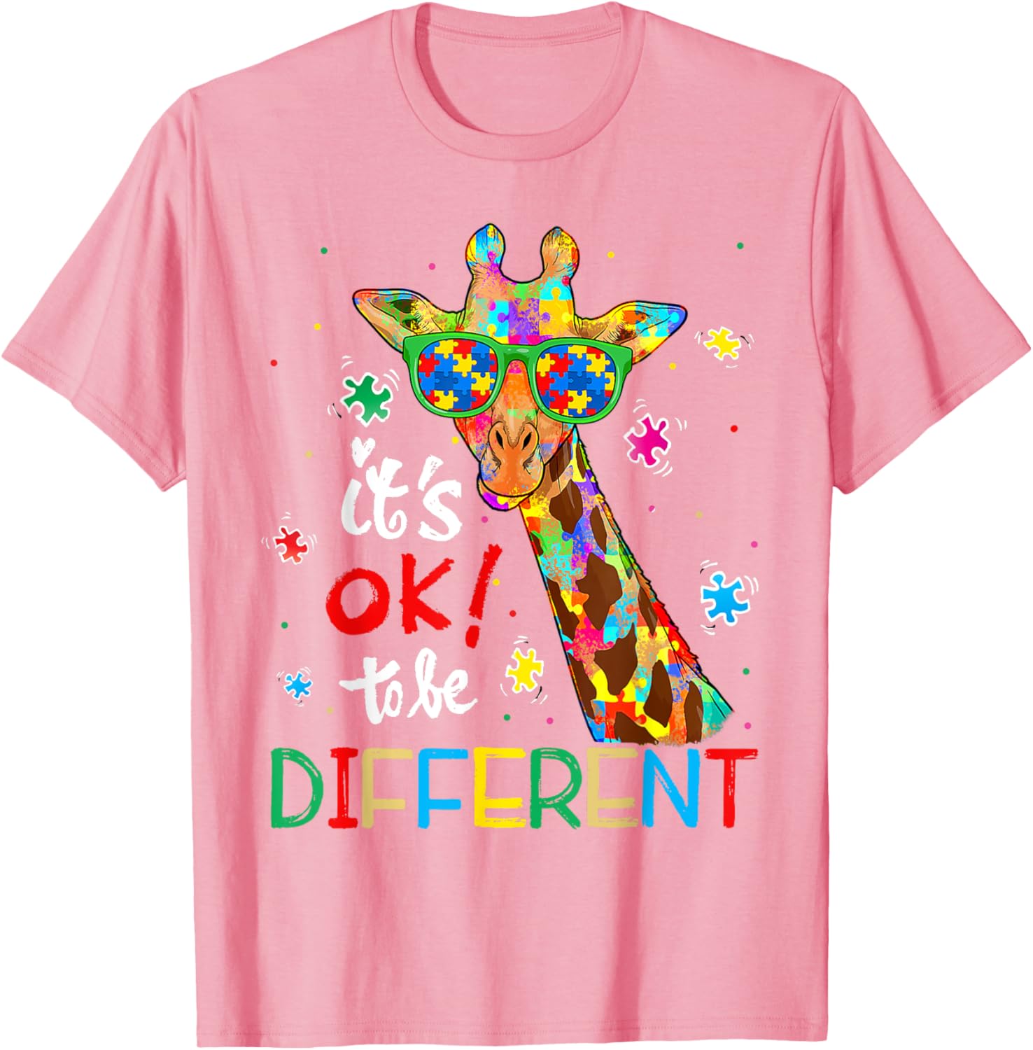 Autism Awareness Acceptance Women Kid Its Ok To Be Different