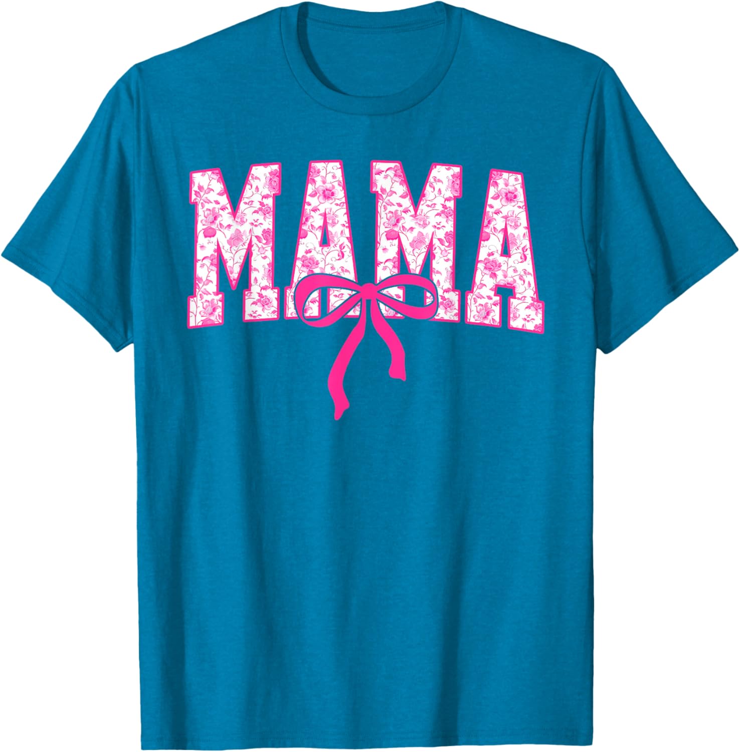 Coquette Pink Chinoiserie Mama Floral Bow Mom Mothers Day