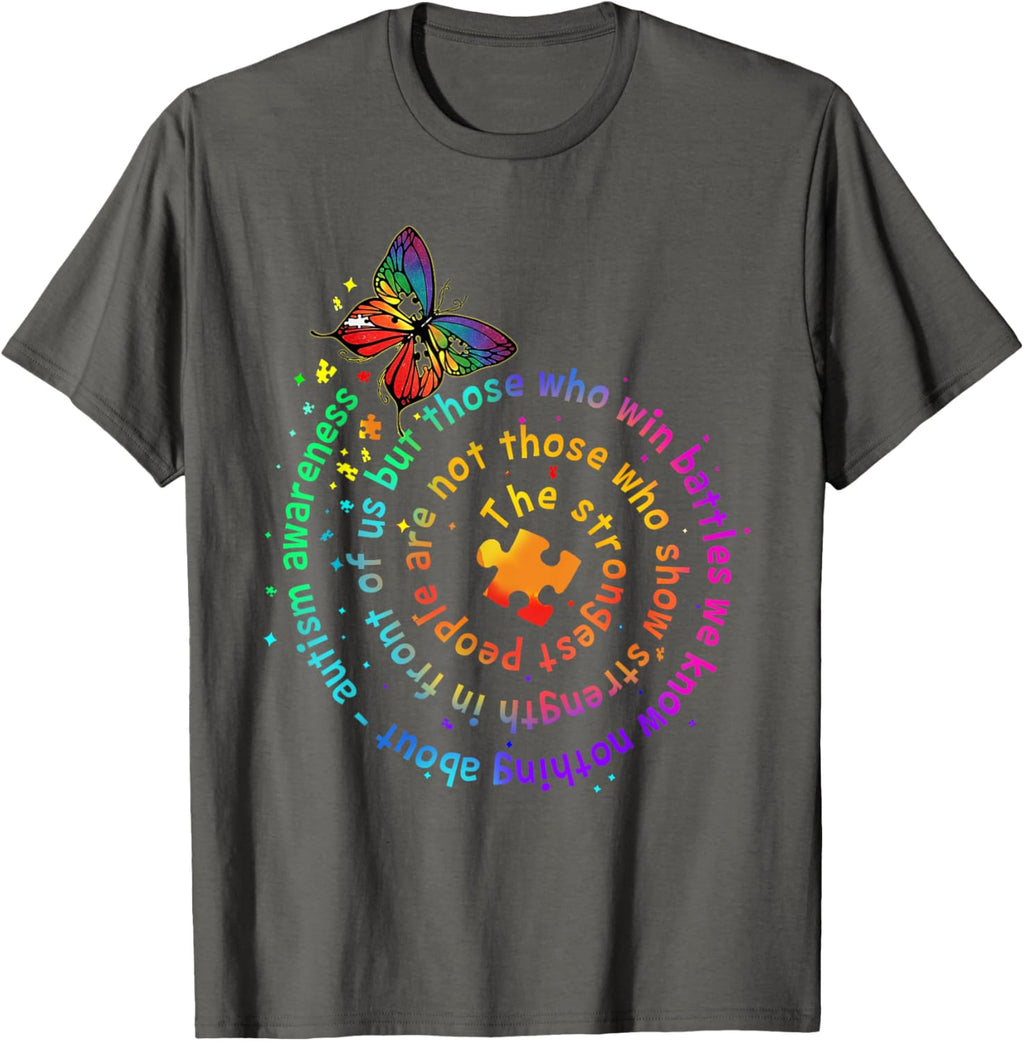 The Strongest People Butterfly Autism Awareness