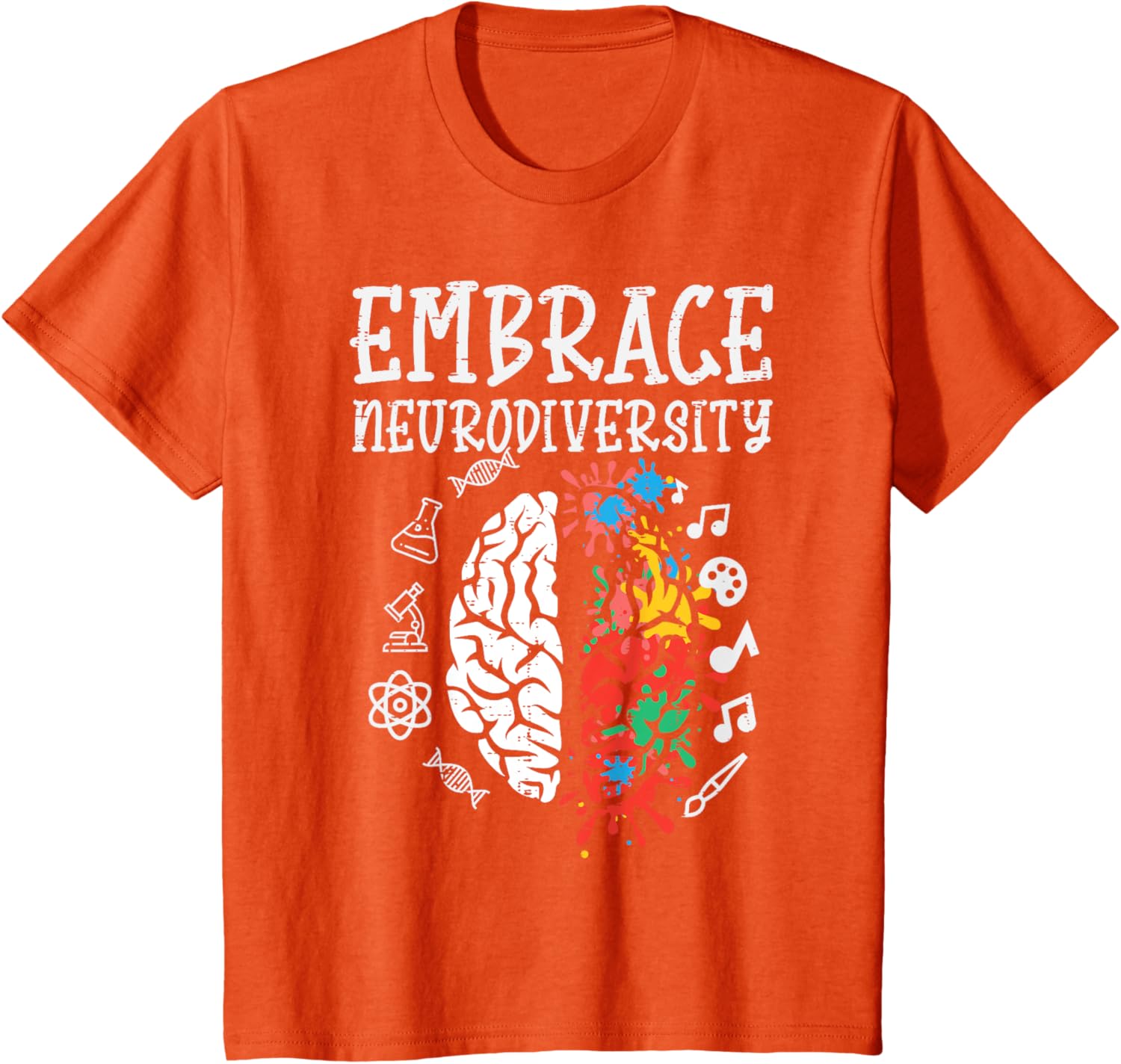 Embrace Neurodiversity Autism Awareness ASD Men Women Kids