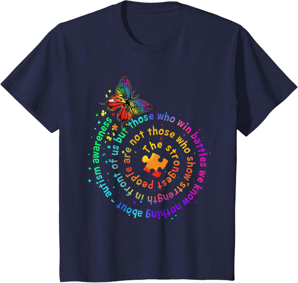 The Strongest People Butterfly Autism Awareness