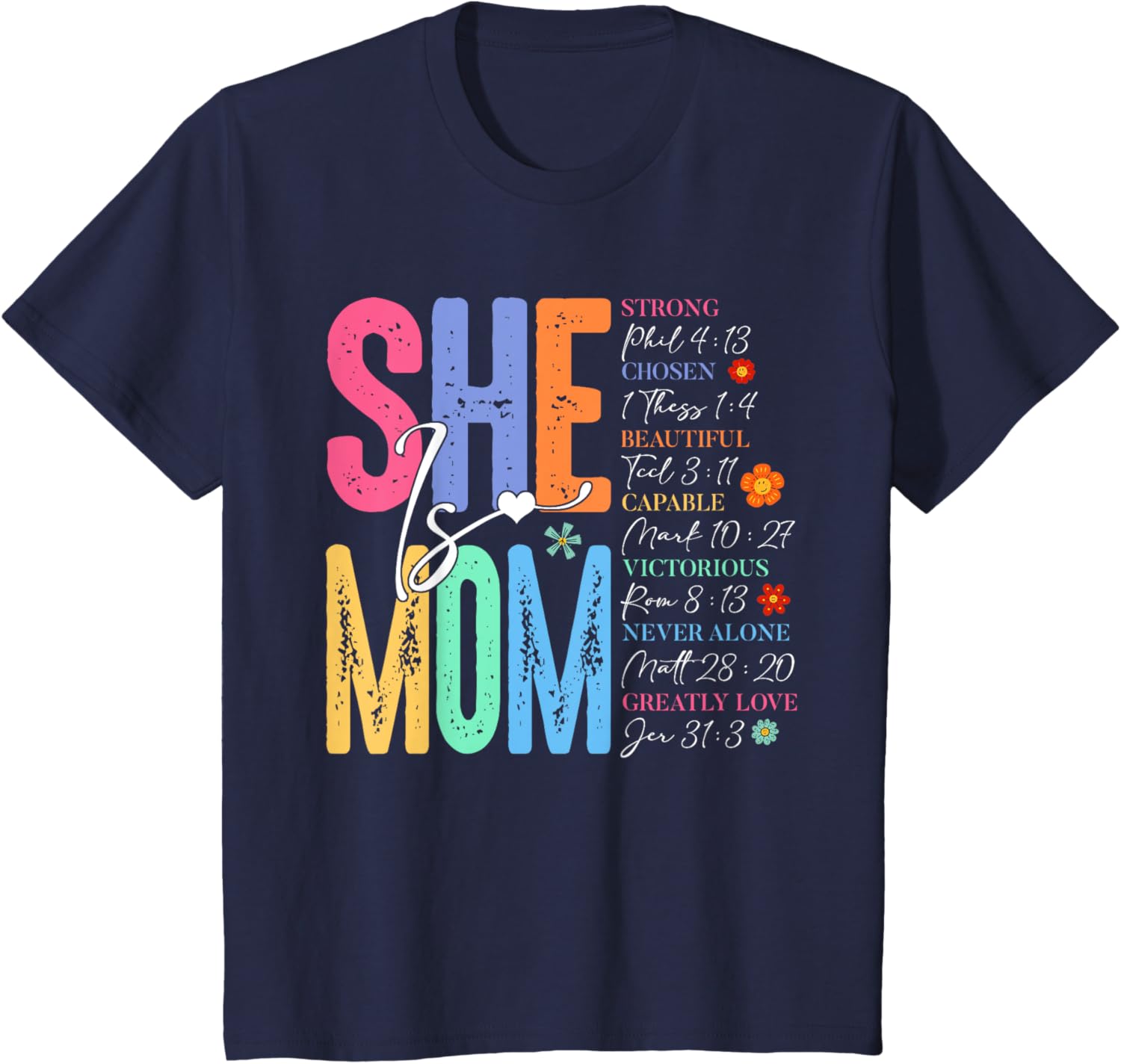 She Is Mom Christian Mother's Day Jesus Mama Religious Women