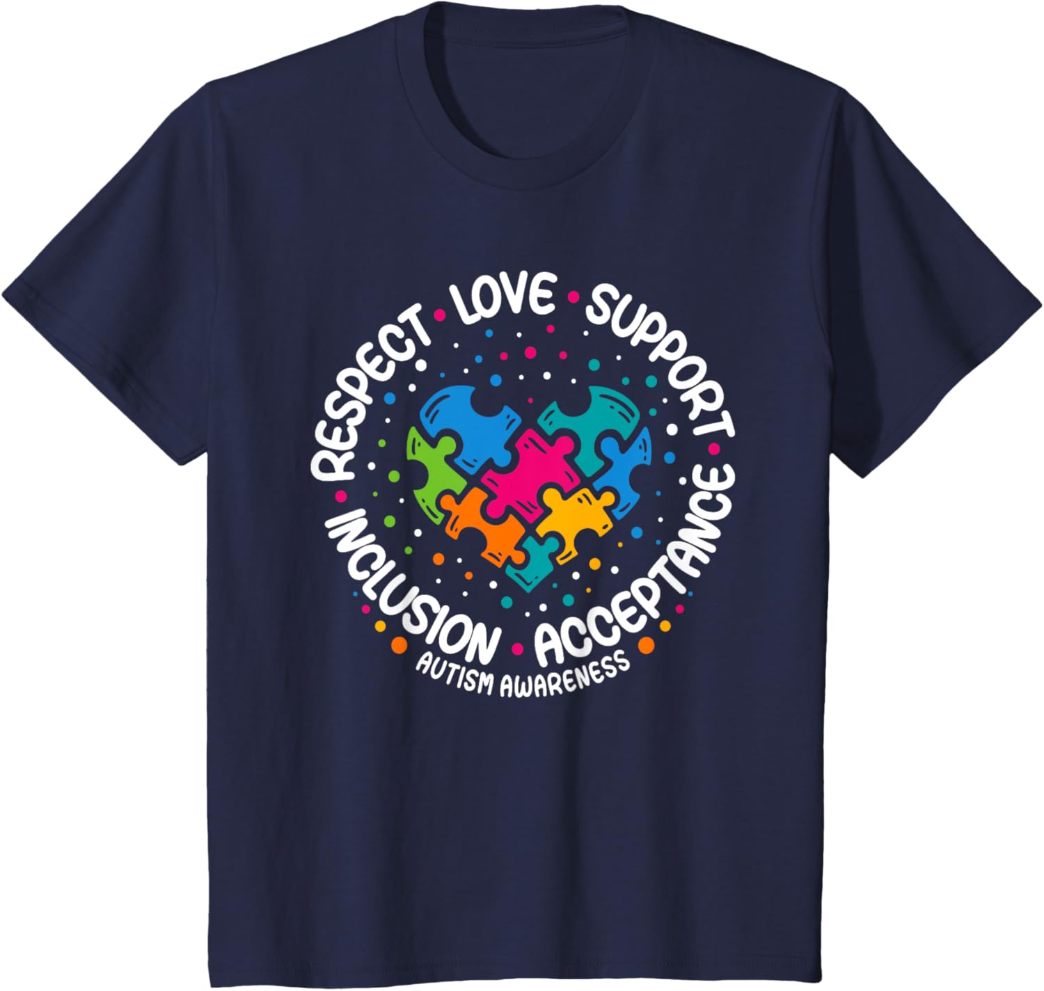 Autism Awareness Respect Love Support Blue Autism