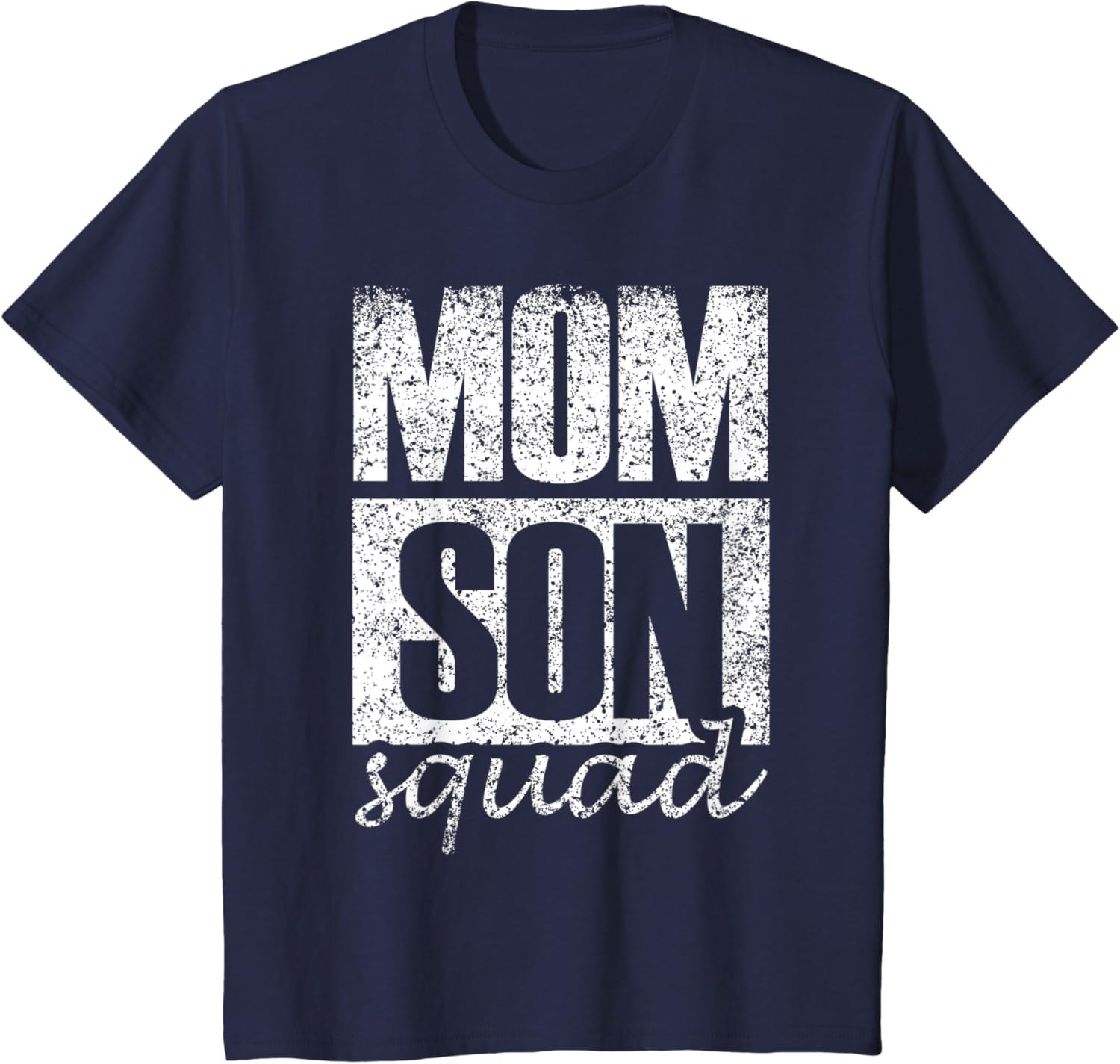Mama Mom Son Mothers Day Love Mama Mommy Son Squad Mother's Day Matching Mom Sons Mother Son T-Shirt, Small, Black