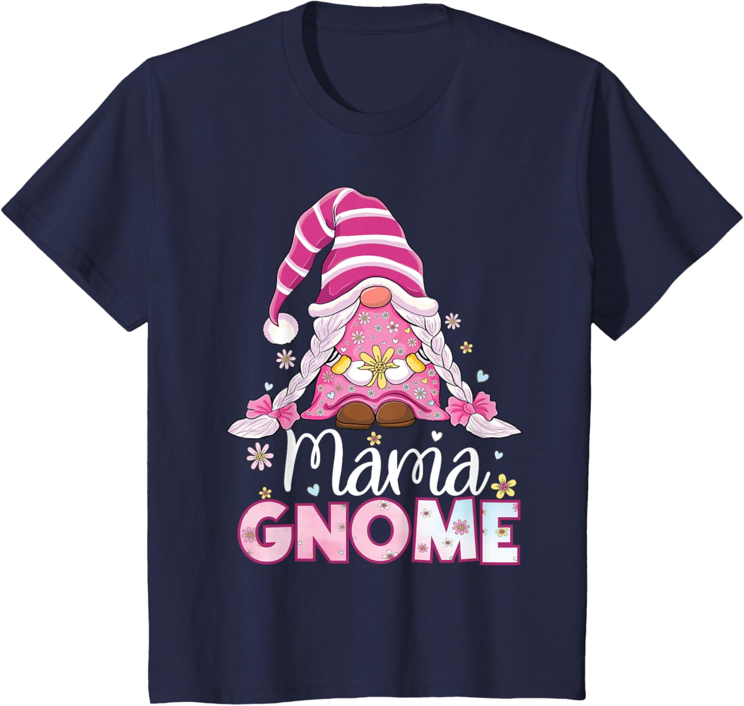 Flower For Mom Gnomies Cute Gnome Mom Happy Mother's Day