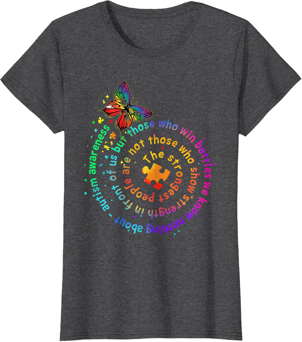 The Strongest People Butterfly Autism Awareness