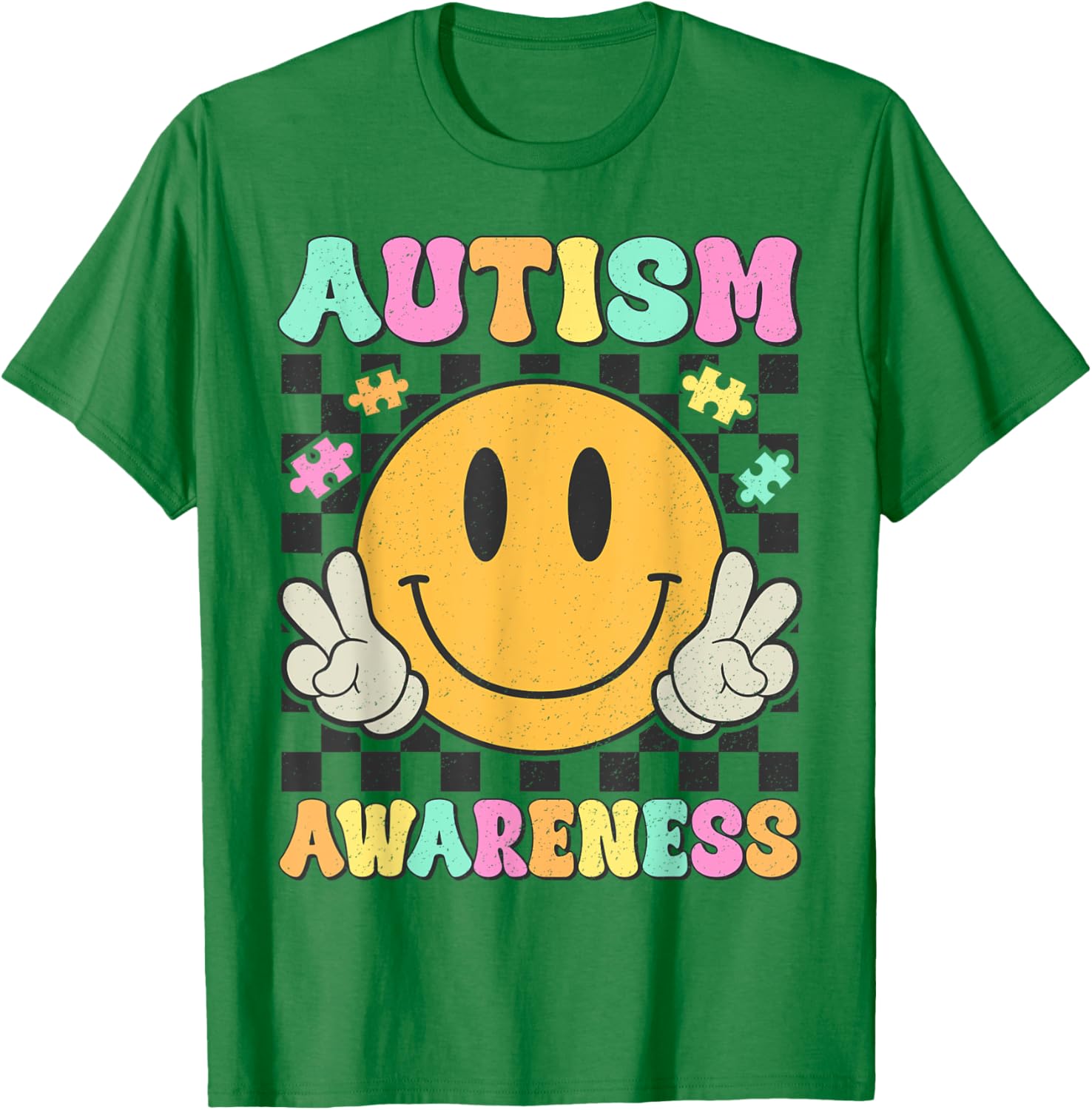 Autism Awareness Kids Men Women Smile Face Autistic Autism