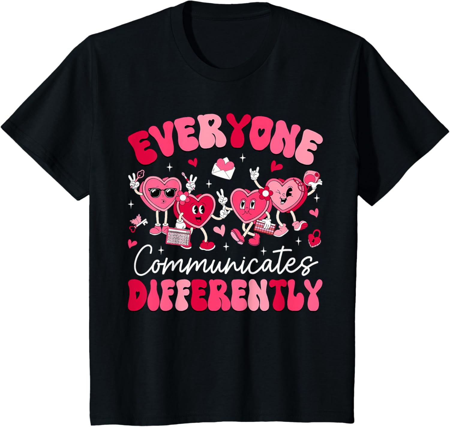 Everyone Communicates Differently Autism Valentines Day