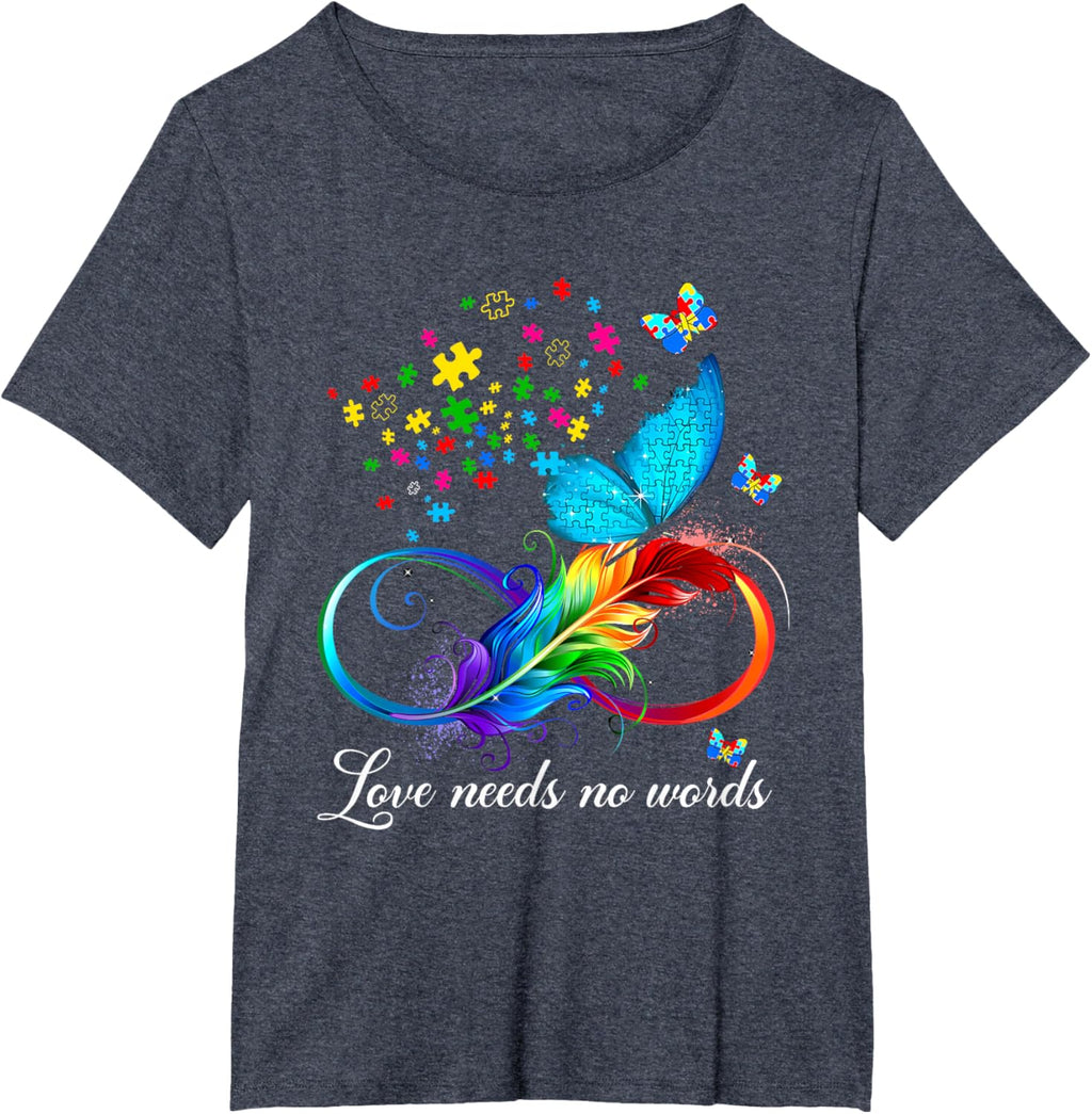 Love Needs No Words Autism Kids Mom Support Autism Awareness