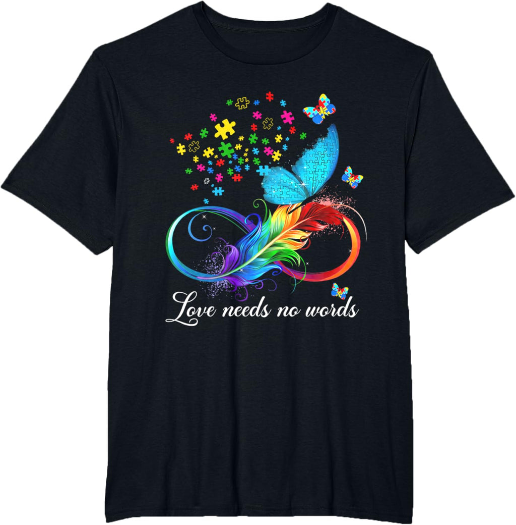 Love Needs No Words Autism Kids Mom Support Autism Awareness