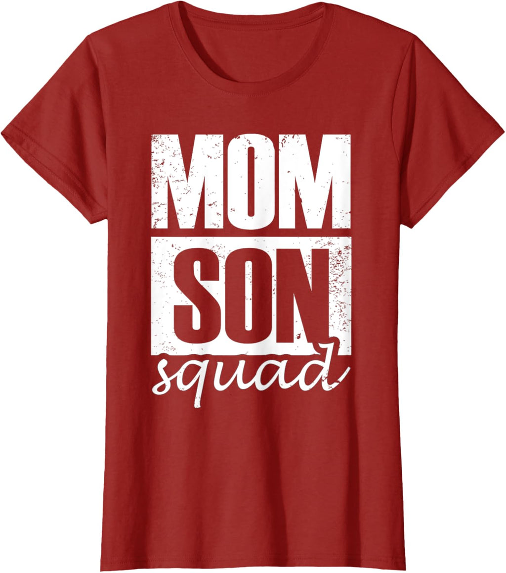 Mommy Son Squad Mom Sons Matching Mother's Day Mother Son