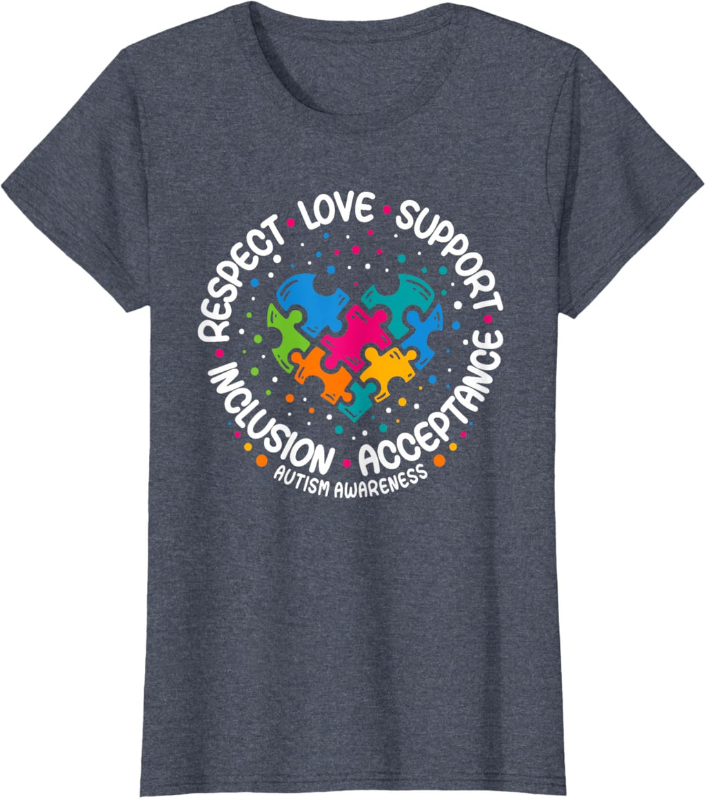 Autism Awareness Respect Love Support Blue Autism
