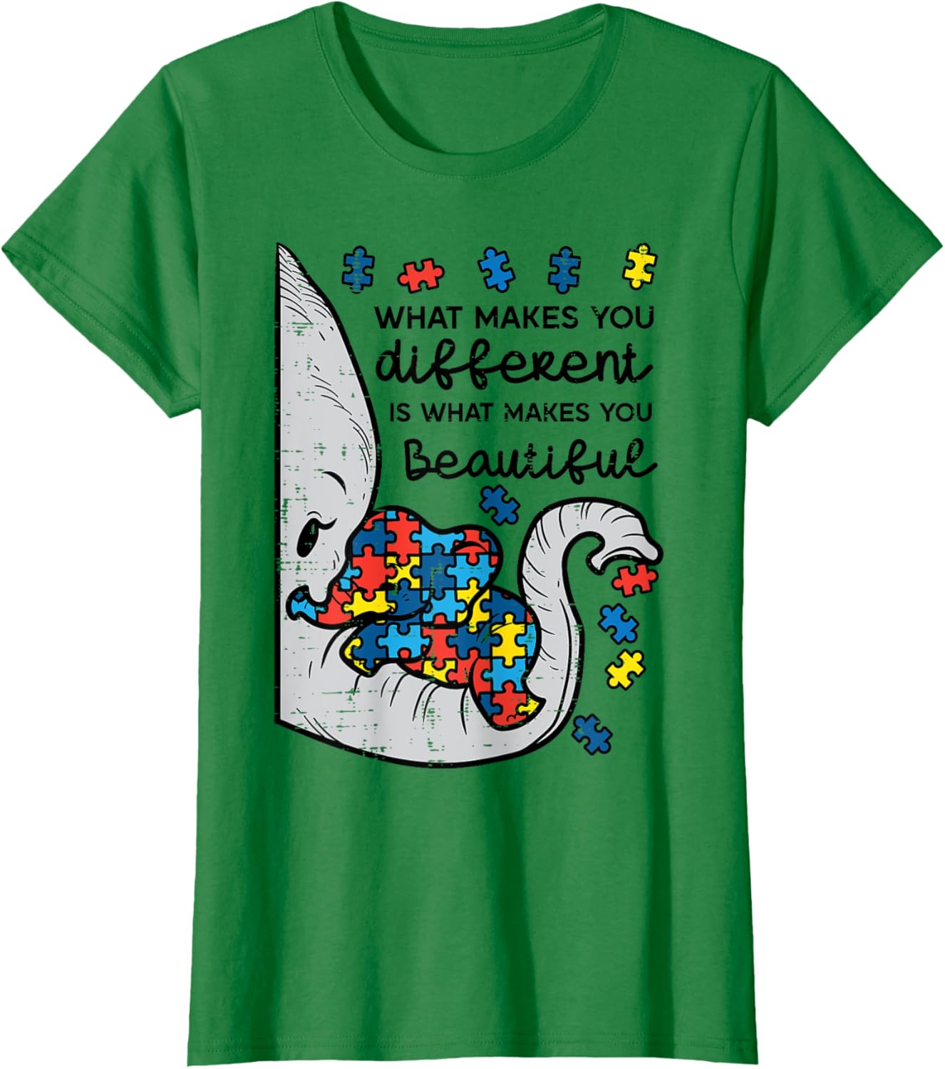 What Makes You Different Beautiful Elephant Autism Awareness