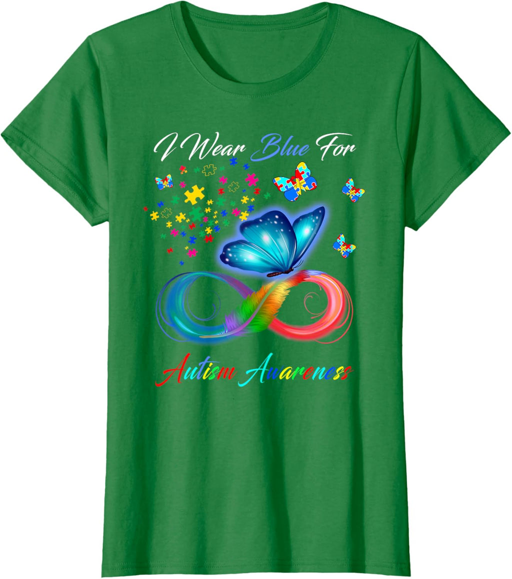I Wear Blue For Autism Awareness - Autism Awareness Month