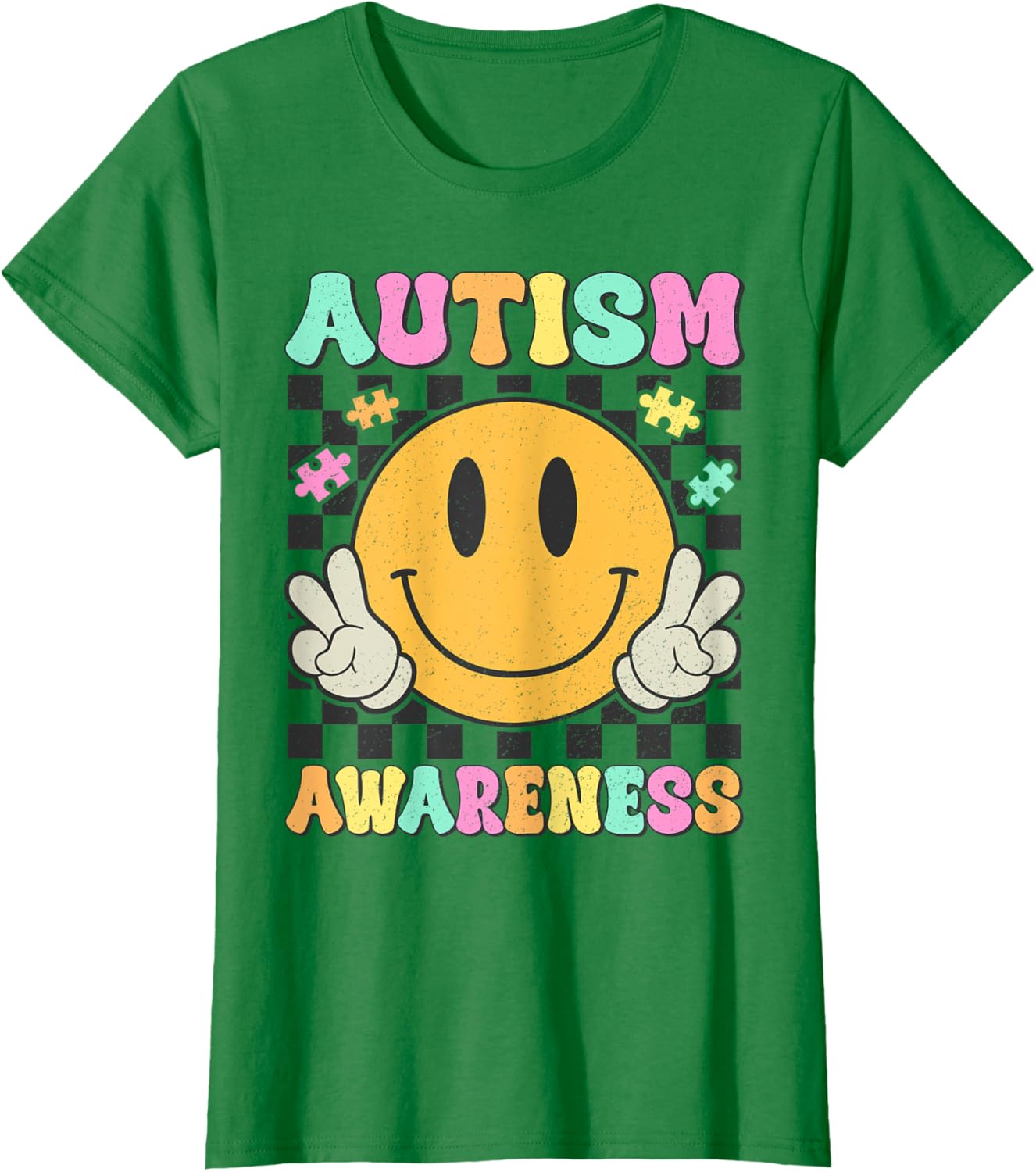 Autism Awareness Kids Men Women Smile Face Autistic Autism
