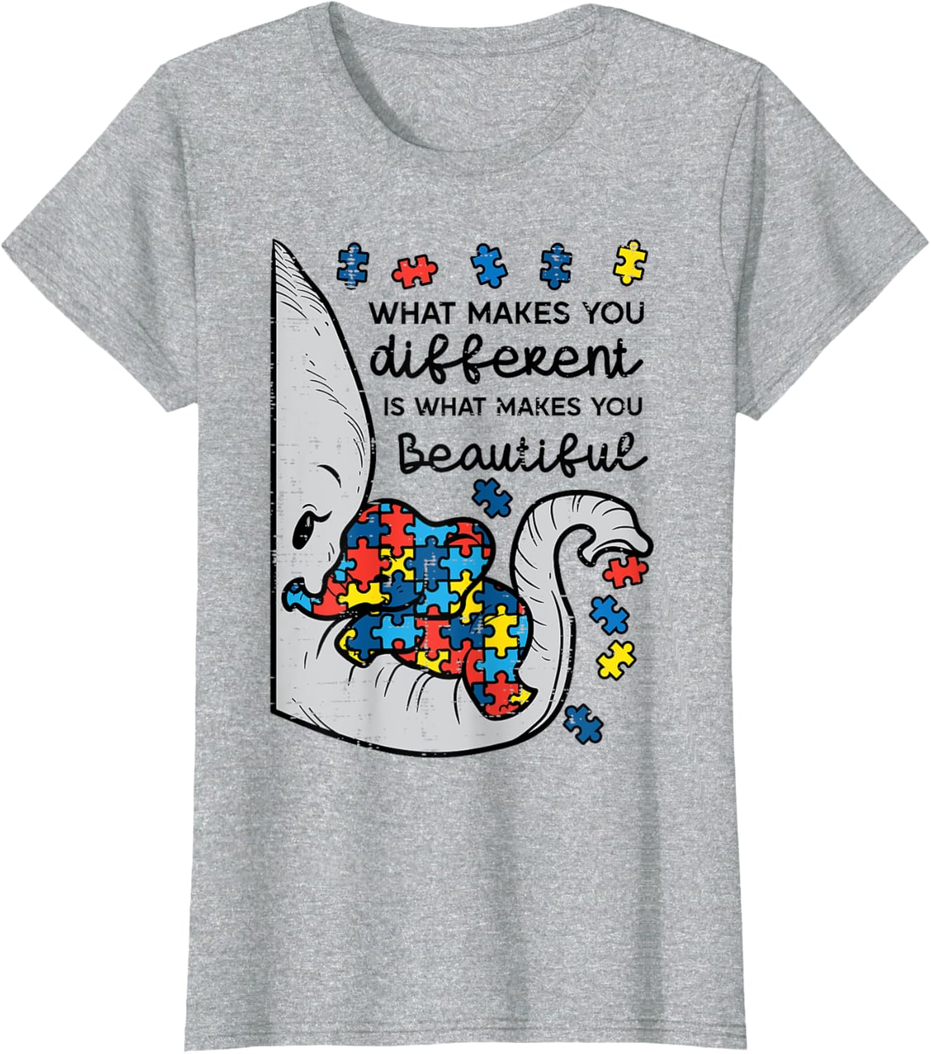 What Makes You Different Beautiful Elephant Autism Awareness