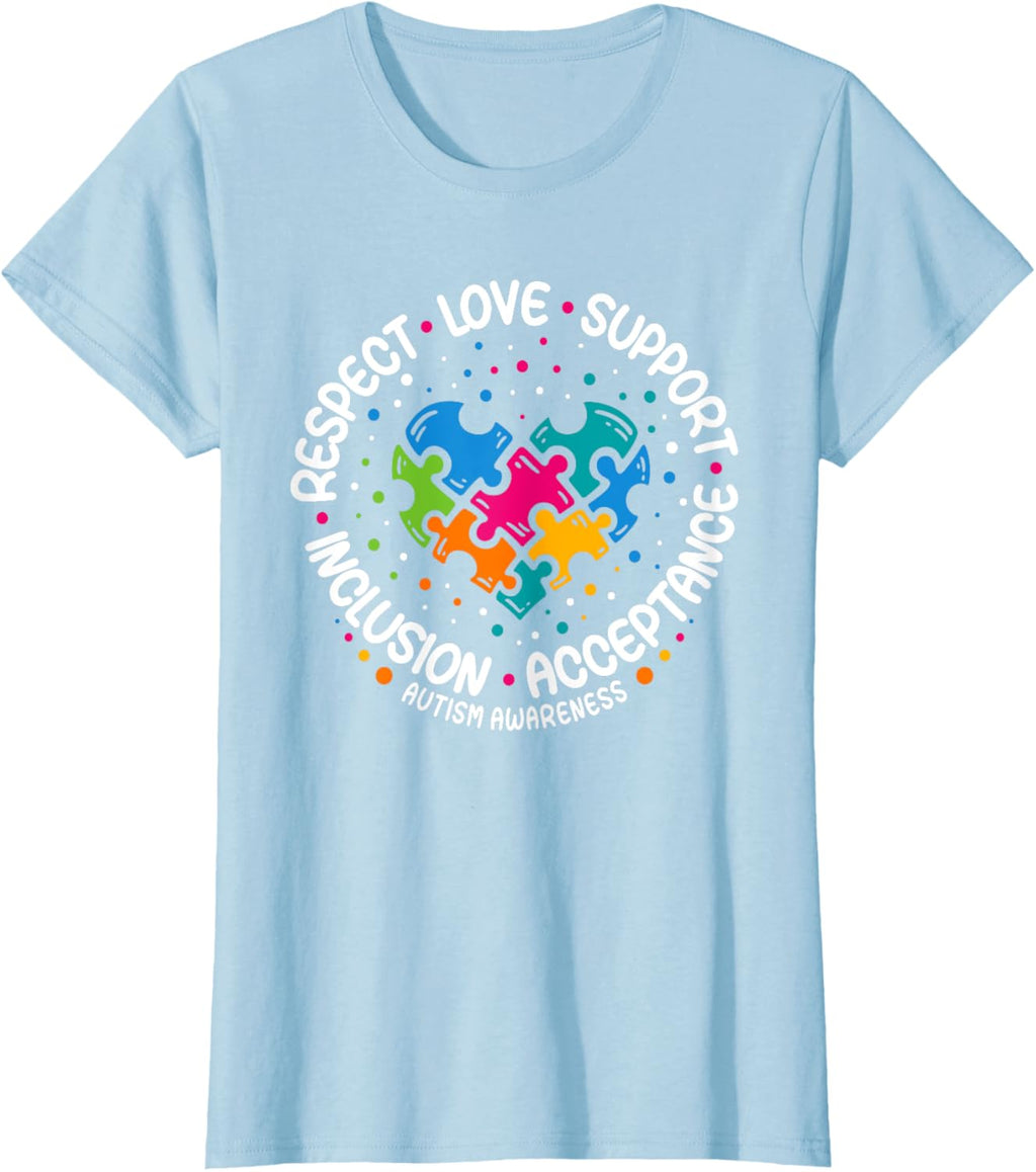 Autism Awareness Respect Love Support Blue Autism