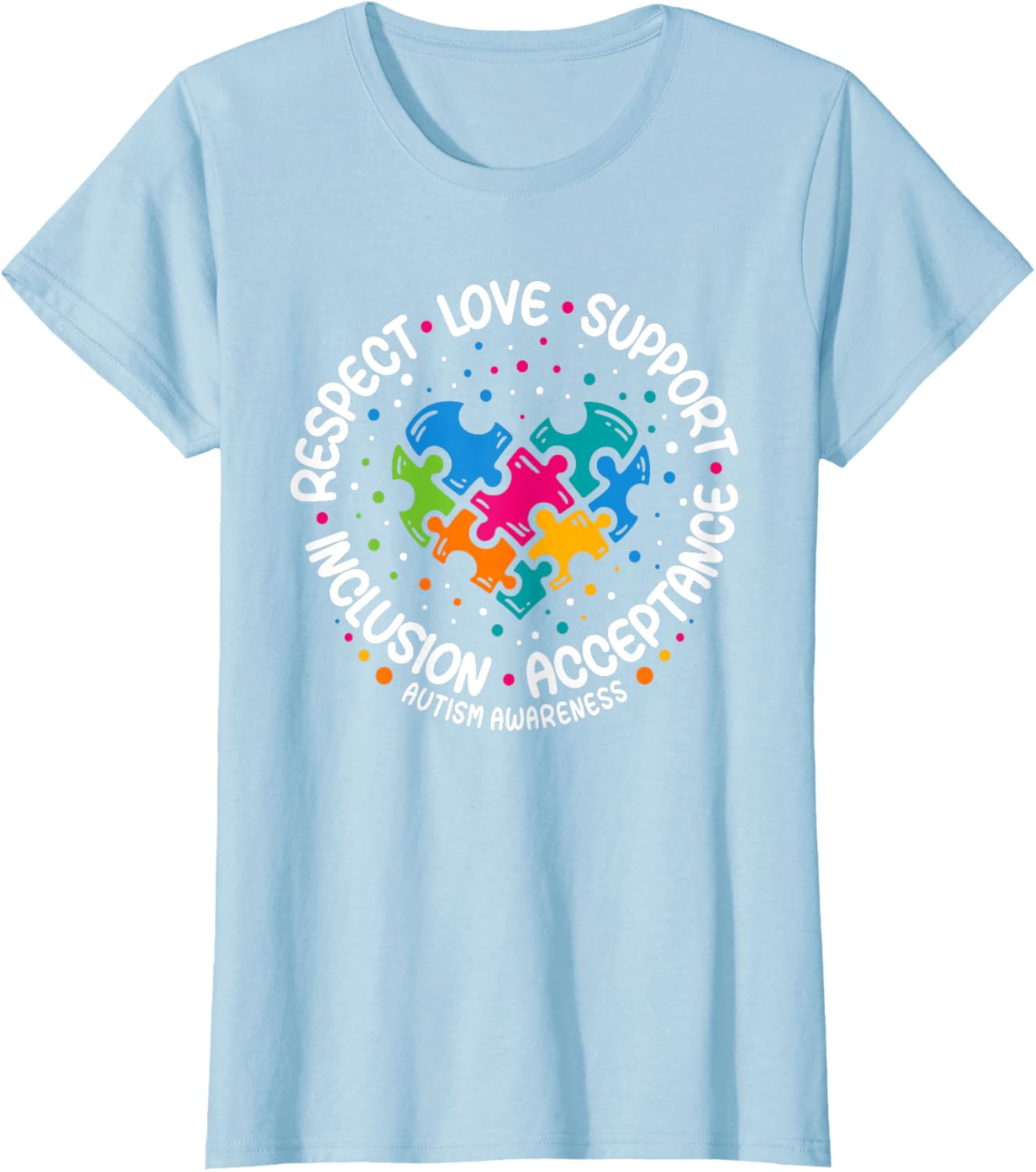Autism Awareness Respect Love Support Blue Autism
