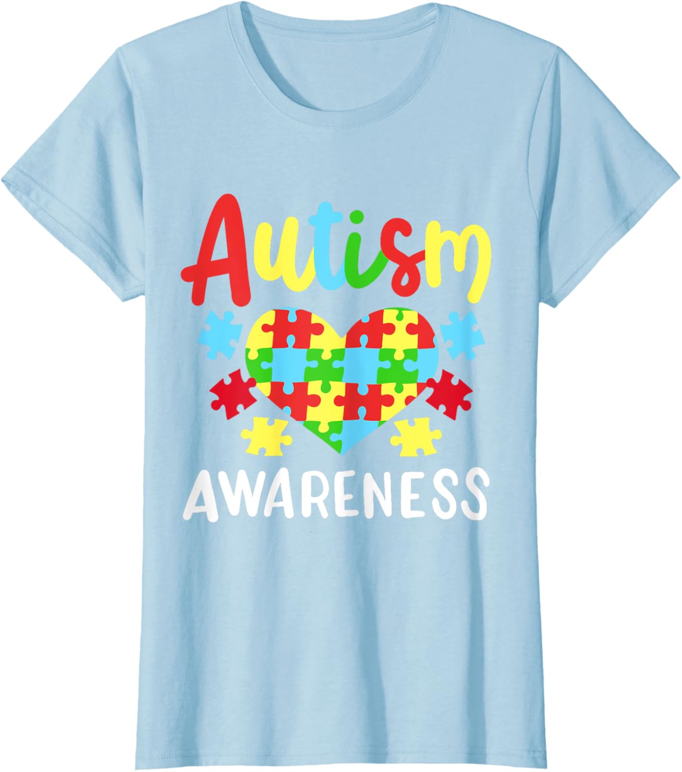 Autism Awareness T-Shirt, Small, Black