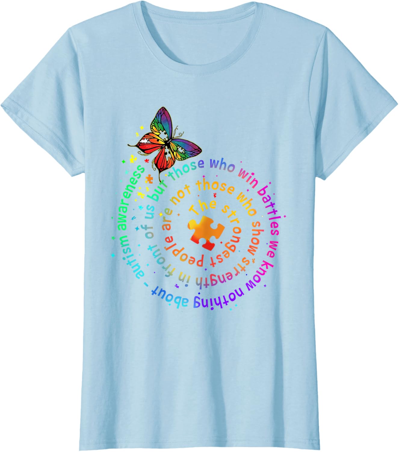 The Strongest People Butterfly Autism Awareness