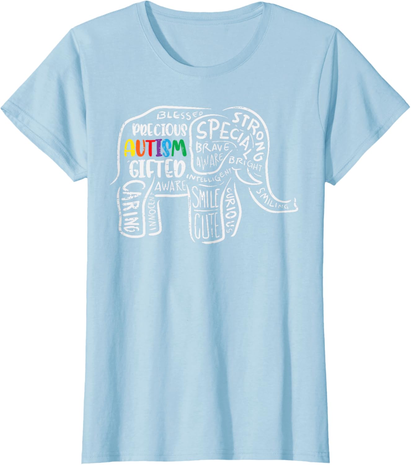 Autism Awareness Elephant Acceptance Autistic Men Women Kids