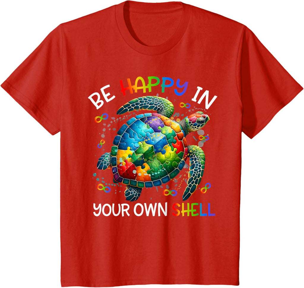 Puzzle Turtle Be Happy In Your Own Shell Autism Awareness