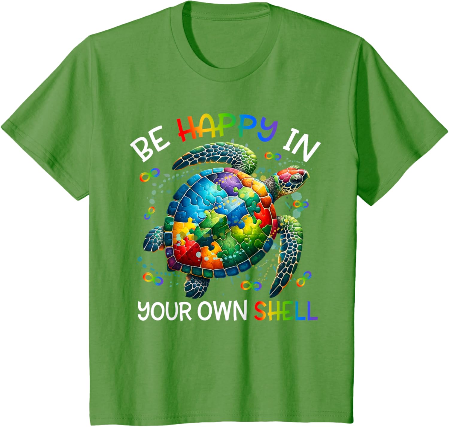 Puzzle Turtle Be Happy In Your Own Shell Autism Awareness