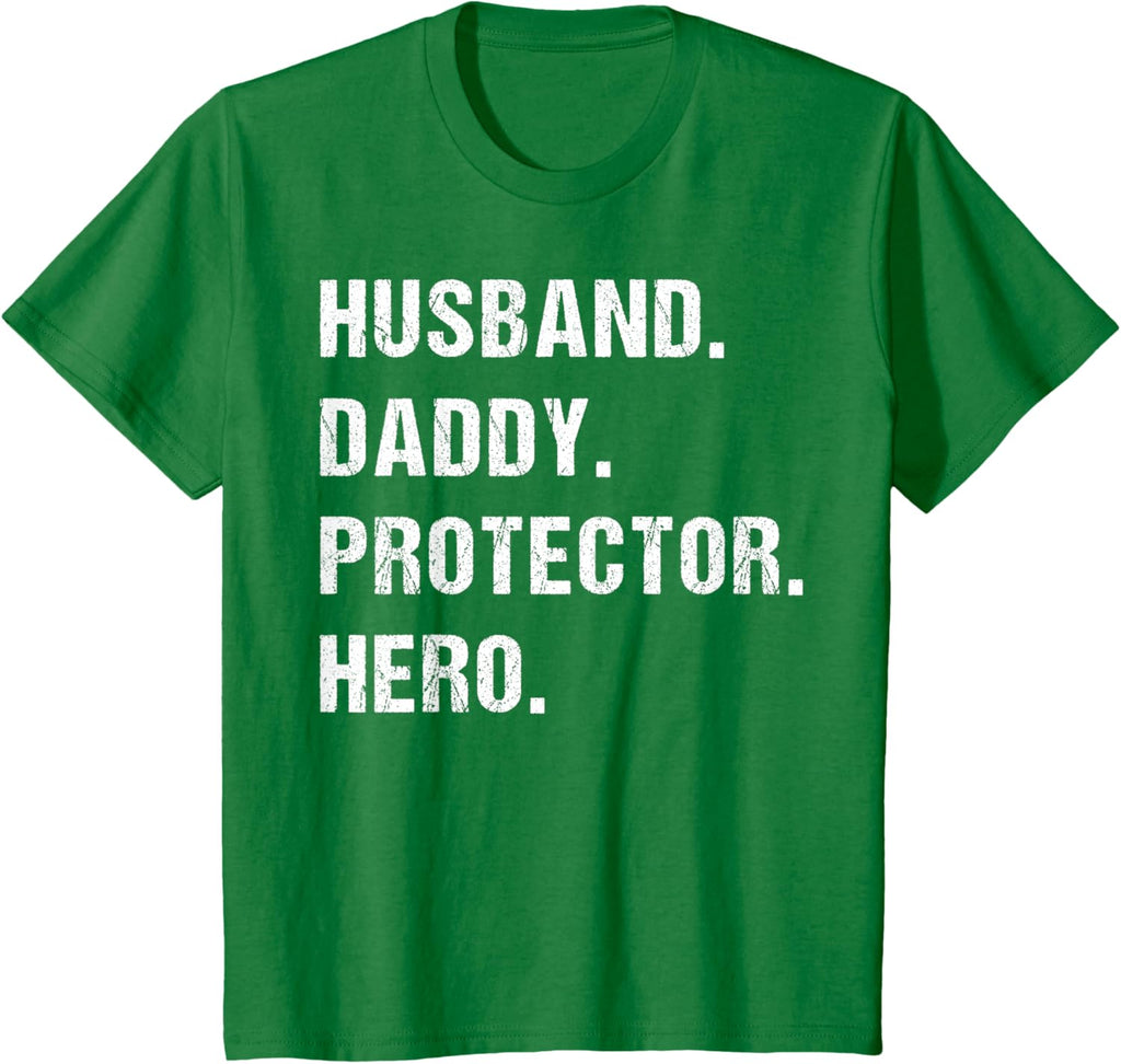 Husband Daddy Protector Hero Fathers Day Gift For Dad Wife